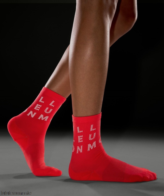 Lululemon Damen DELULU455 | Flare Power Stride Crew Socke Reflektierend